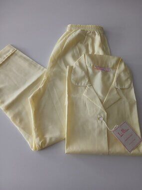Vintage - Lady Weldon Cotton / Poly 2 pc Pajama set - NEW old stock